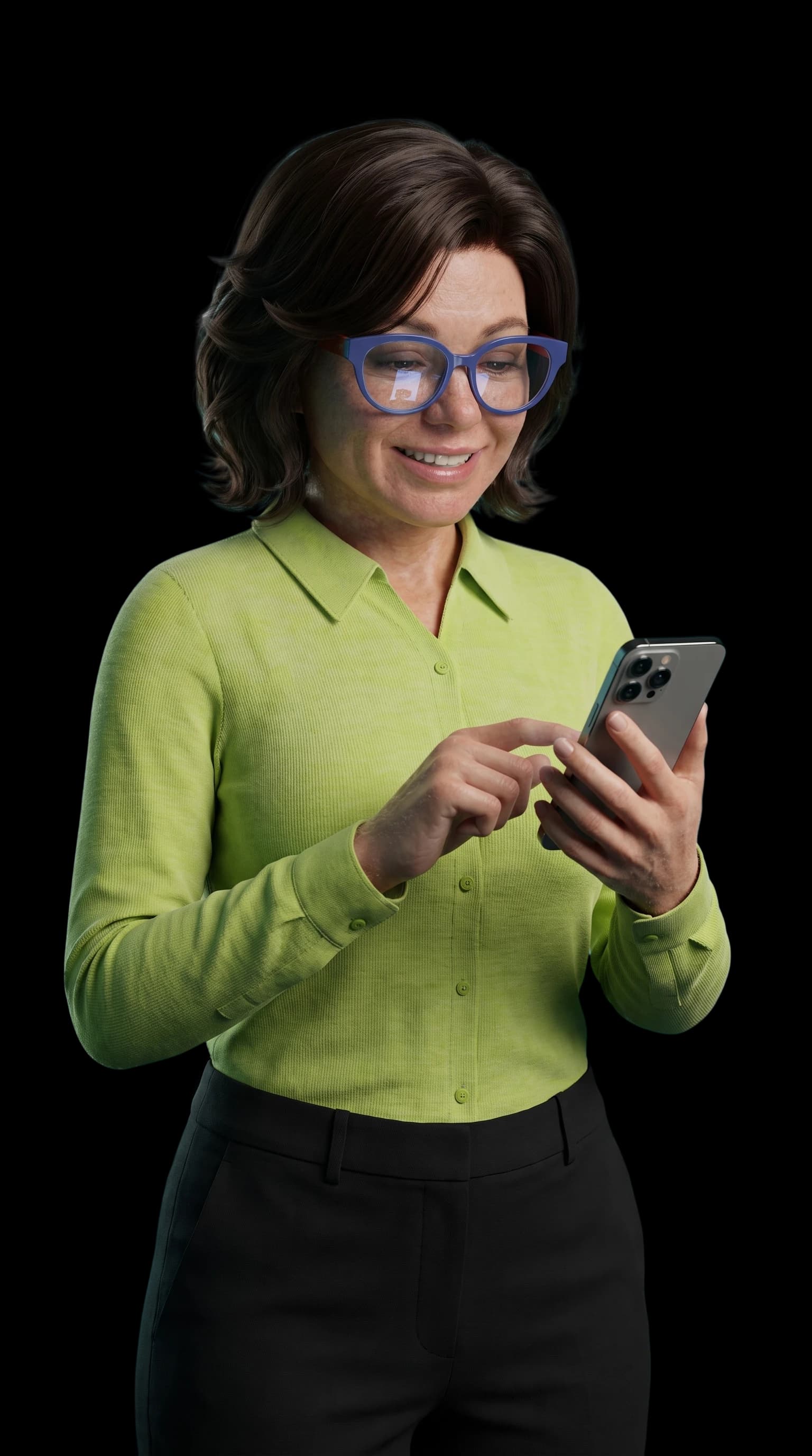 Sueli organizando o financeiro pelo WhatsApp